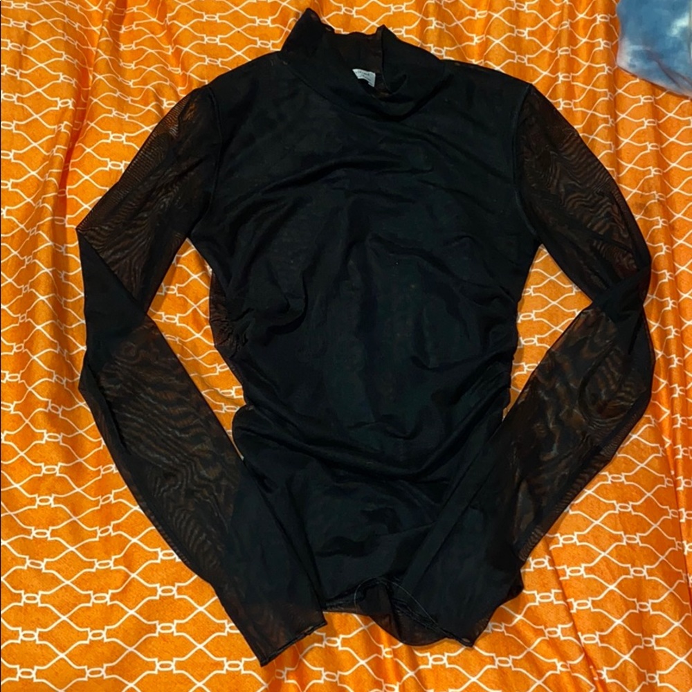 Aritzia Sonnet Mesh Turtleneck